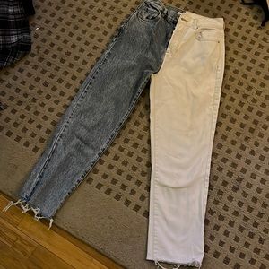 PAC sun high rise straight leg jeans